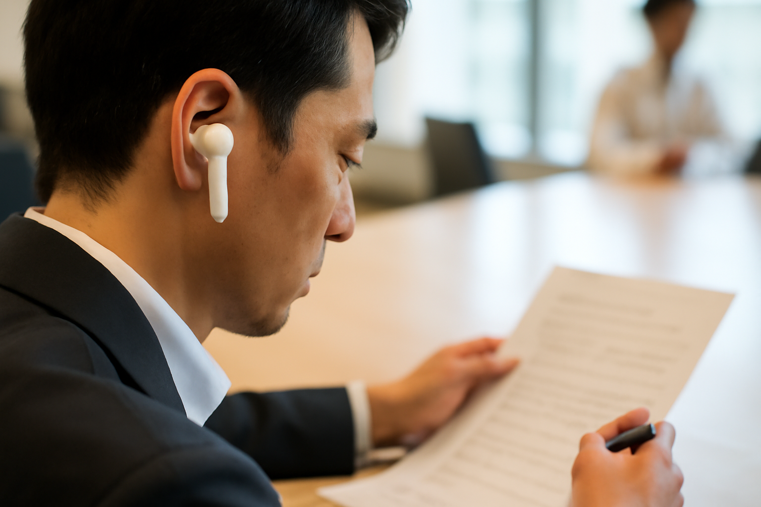 録音AIイヤホン、資料作りすら現場消える未来きた