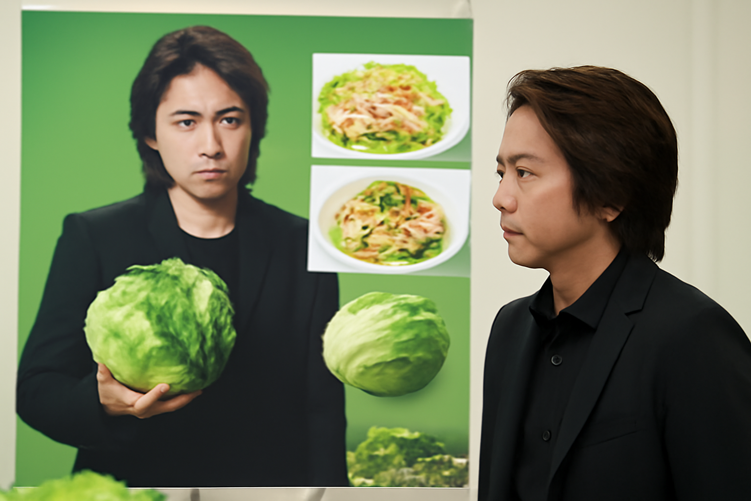 レタスの販促企画、藤原竜也がレシピより目立ってるやん