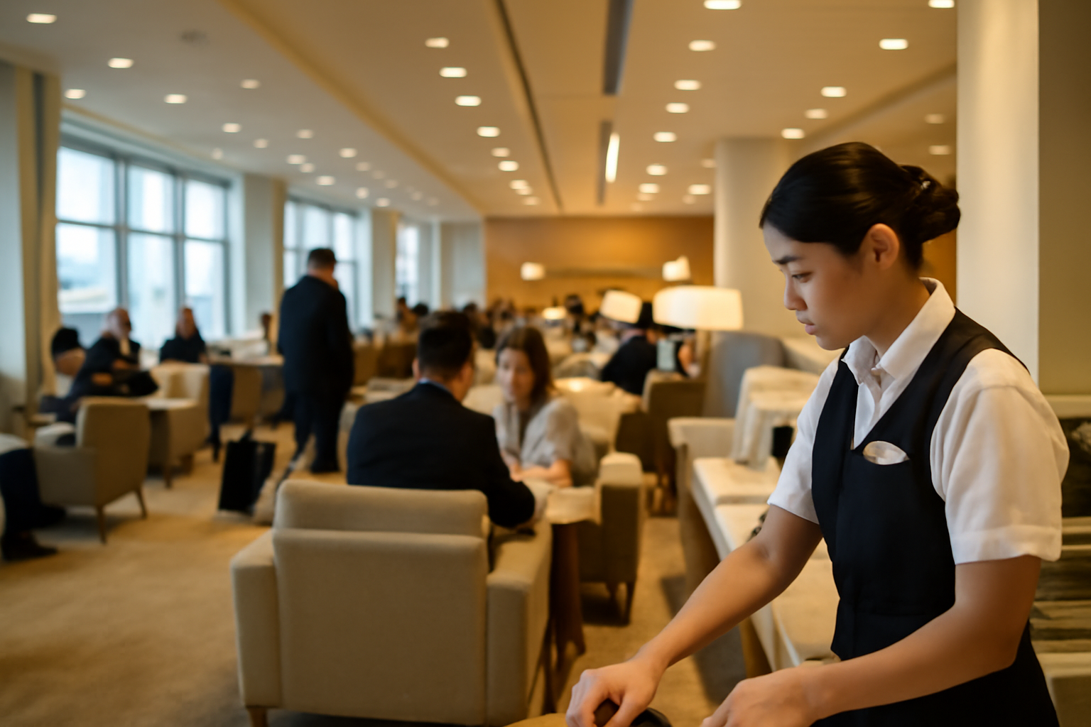 空港ラウンジ市場2026年1兆1318億円規模、現場負担と成長率6.8%に注目