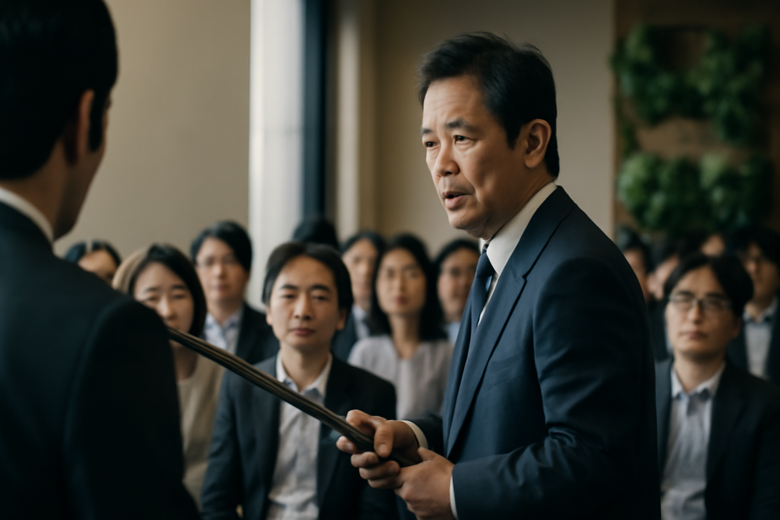言葉が武器？経営者の剣道大会じゃないぞ