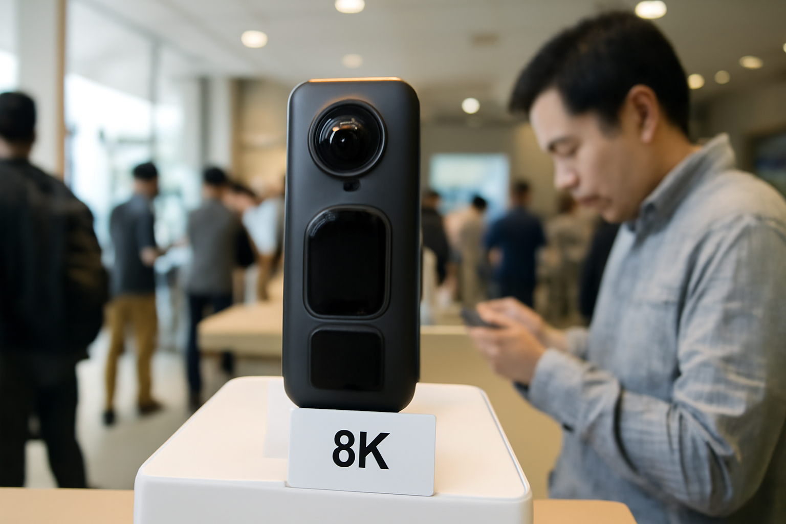 8K360度カメラ新発売、値札も8Kで笑うしかない