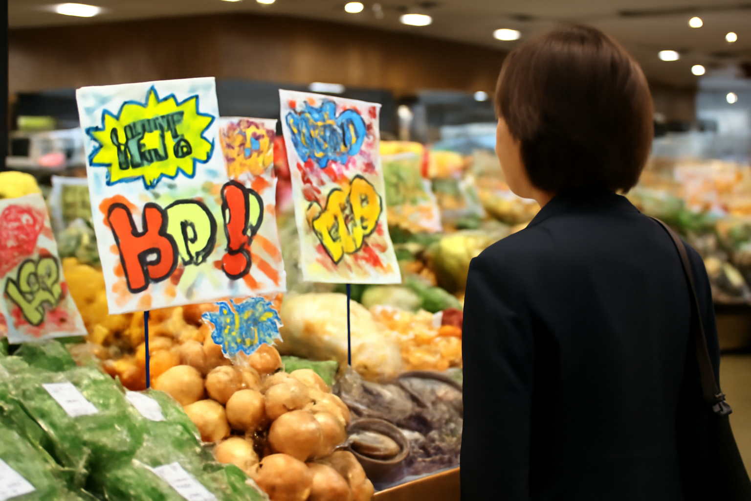 高級スーパーの大阪初出店、POPで勝てると思った理由www