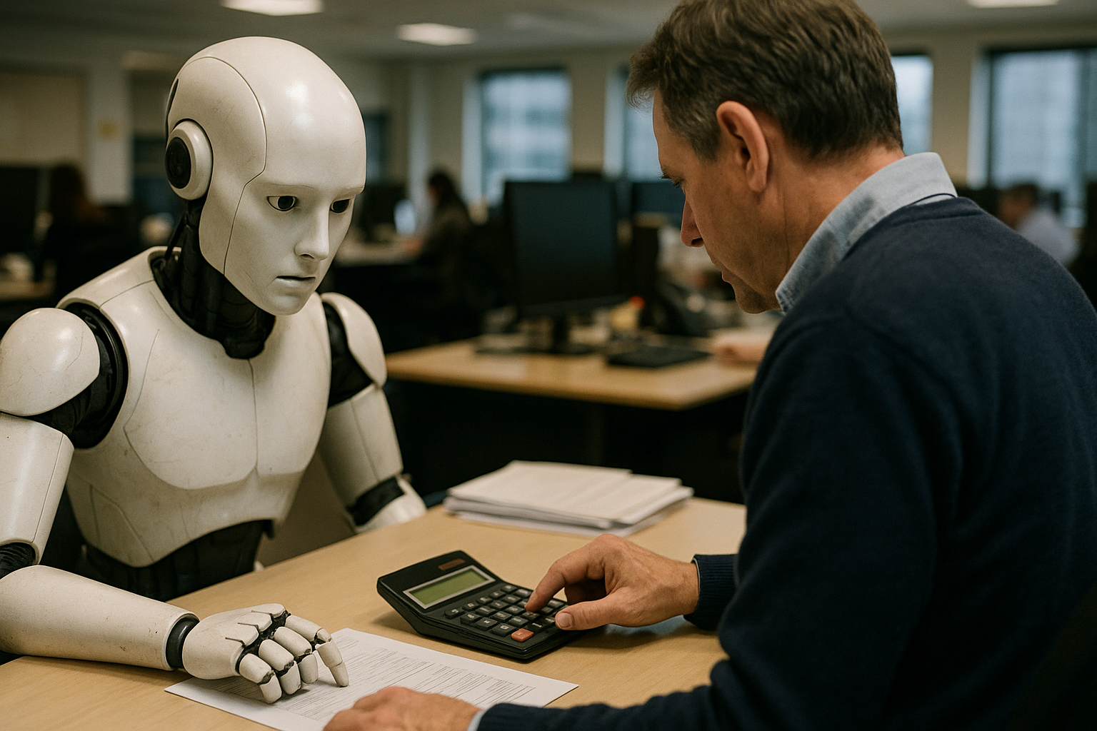 評価パーフェクトAI、経理部の電卓に敗れる