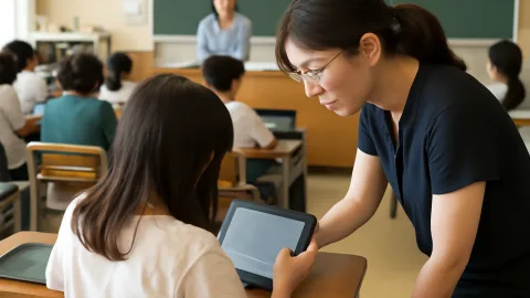 学校向け生成AIサービス継続導入、小中の現場はAI漬けやん