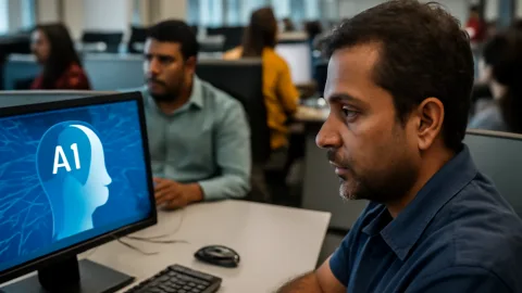 インドITのAI採用計画、年次目標ドロンて何事やねん