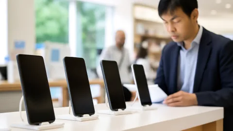 国内スマホ出荷20.8万台、半減ペースにメーカーも絶句やろ