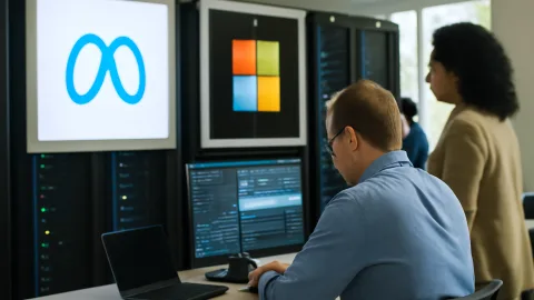 MetaがMicrosoftのAI大量発注、結局大手で回してるだけやん