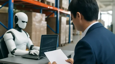 物流機器メーカーの営業にAI、受注率15ポイント増で人間涙目