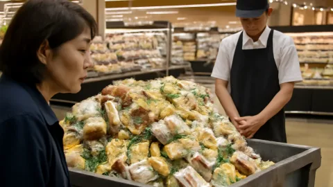 食品ロス削減アプリを能代市導入、1日3500キロの廃棄に挑む